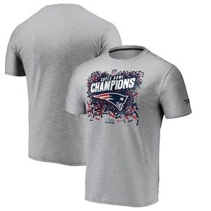 New England Patriots Super Bowl LIII Champs Trophy Collection Locker Room Shirt